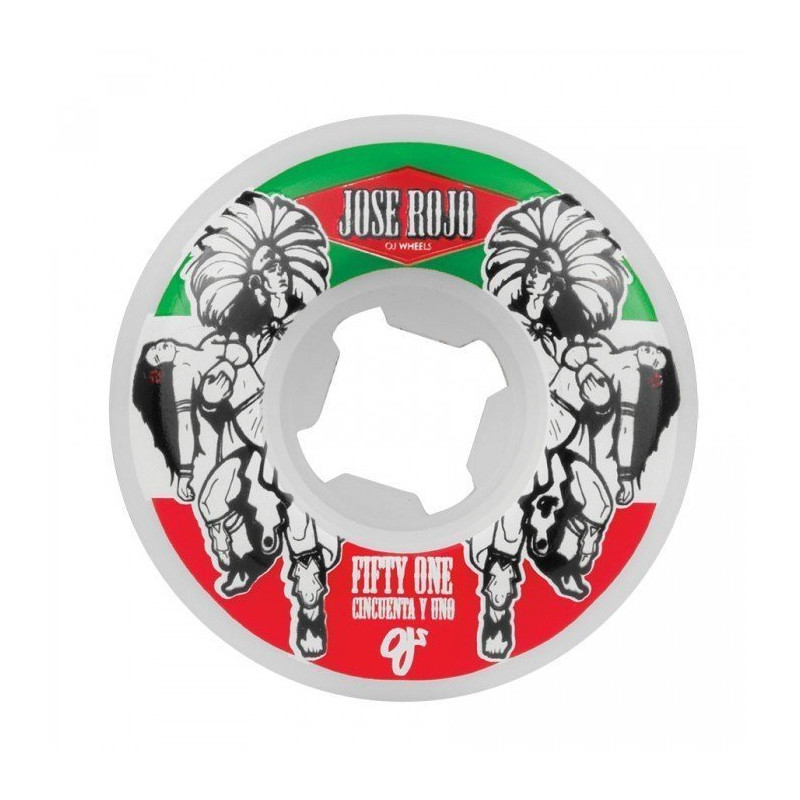 OJ Skateboard Rollen Jose Rojo 51mm Skateboard Rollen