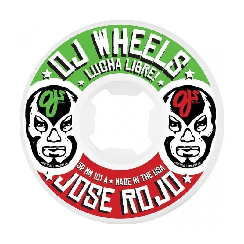 OJ Skateboard Wielen Rojo Lucha Libre 52mm Skateboard Wielen OJ Skateboard Wielen Rojo Lucha Libre 52mm Skateboard Wielen