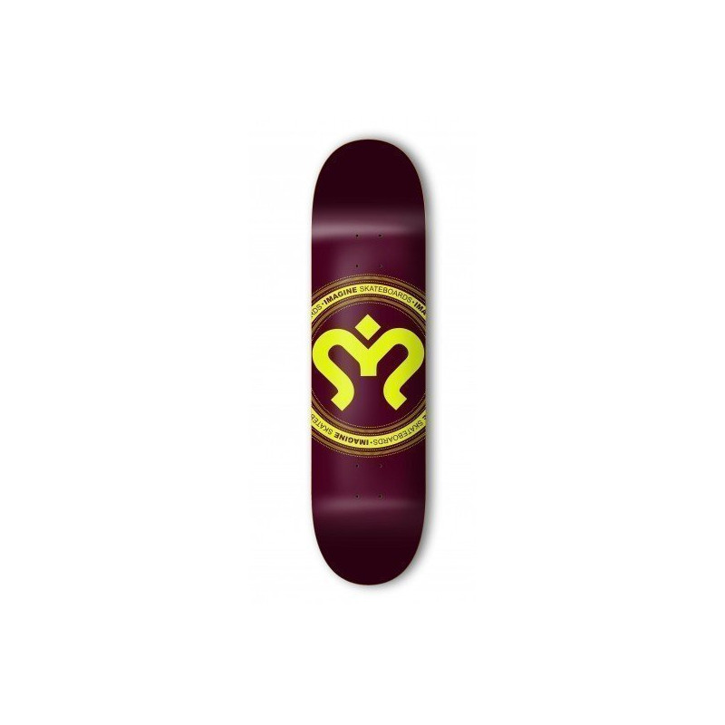 Imagine Medallion Wine 8.1" Skateboard Deck 