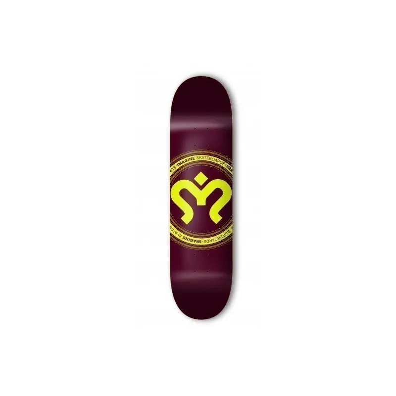 Imagine Medallion Wine 8.1" Skateboard Deck 