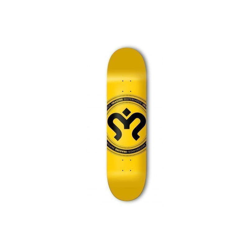 Imagine Medallion Yellow 8.2" Skateboard Deck Imagine Medallion Yellow 8.2" Skateboard Deck