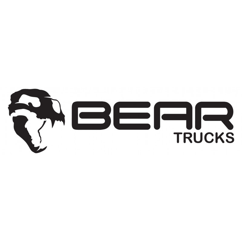 Bear Logo Sticker Clear