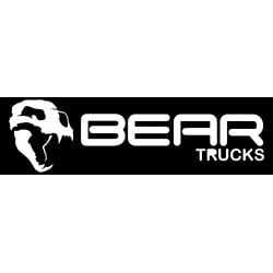 Bear Logo Sticker Zwart
