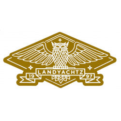 Landyachtz Owl Sticker Brown