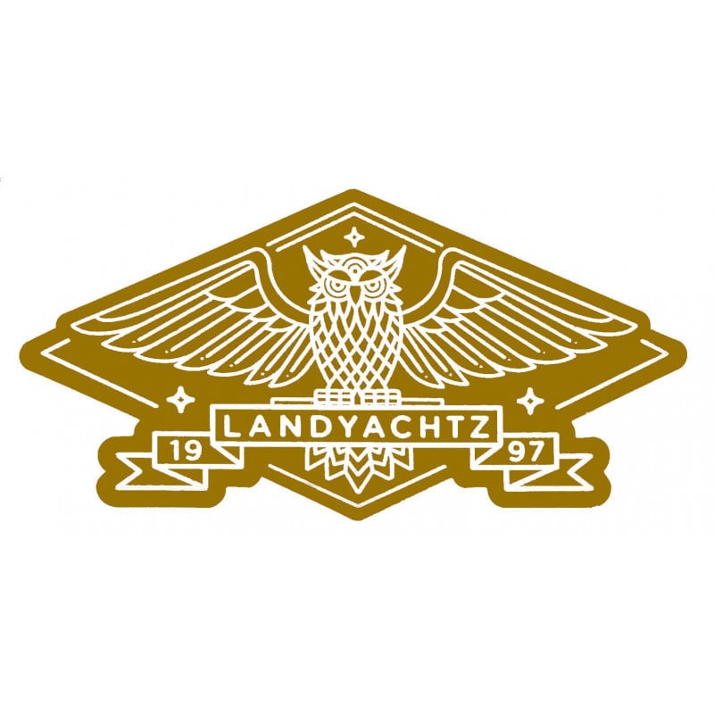 Landyachtz Owl Sticker Brown