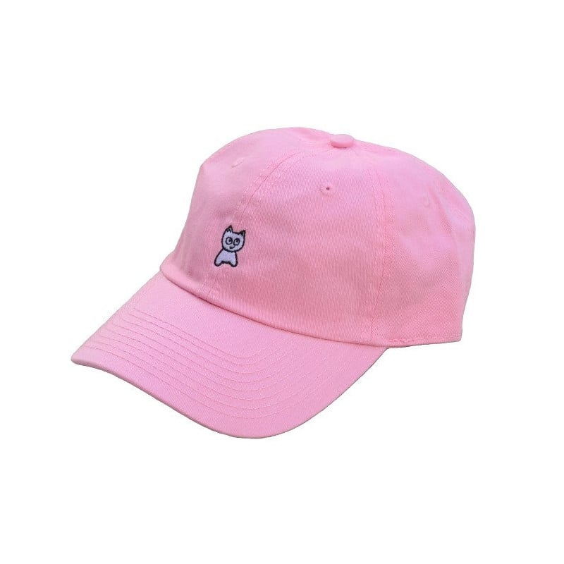 Meow Unstructured Dad Cap Pink Meow Unstructured Dad Cap Pink
