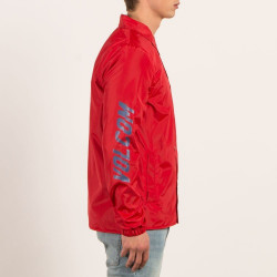 Volcom Brews Coach Jacket Red