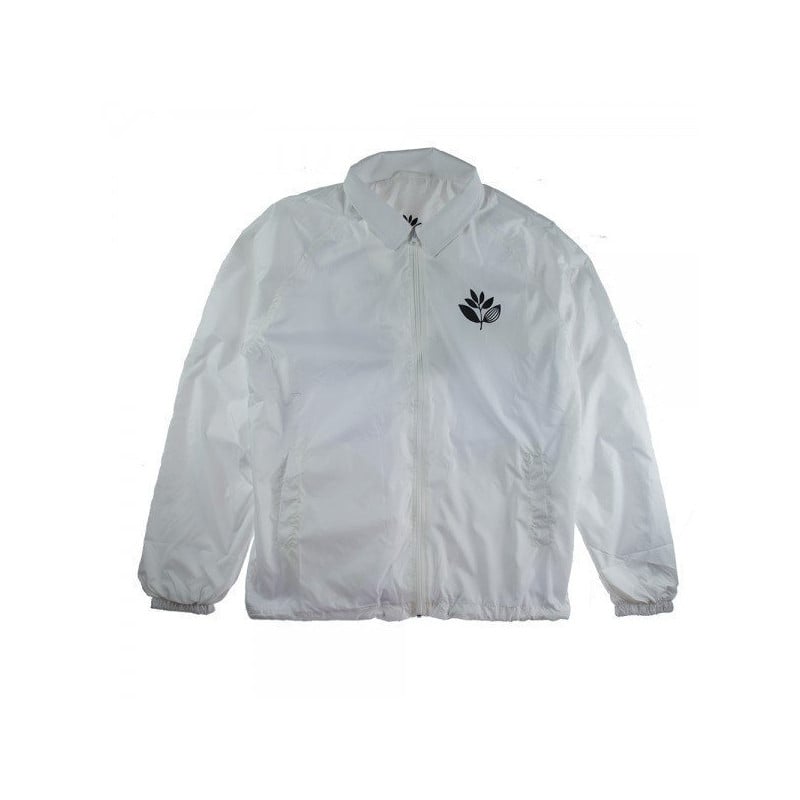 Magenta Windbreaker White