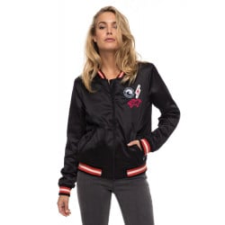 Roxy Marine Life Satin Bomber Jacket