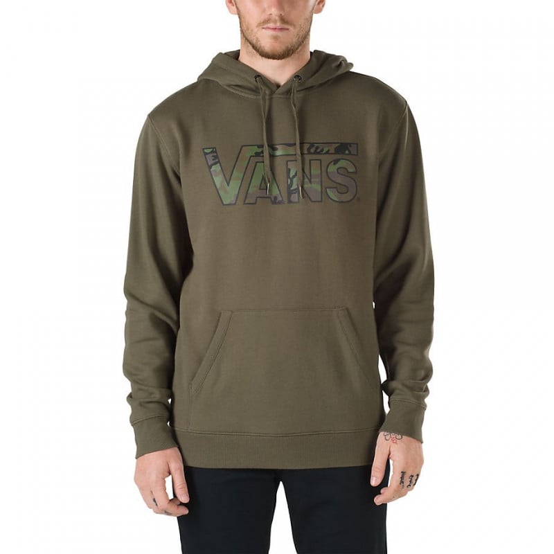 vans classic hoodie camo