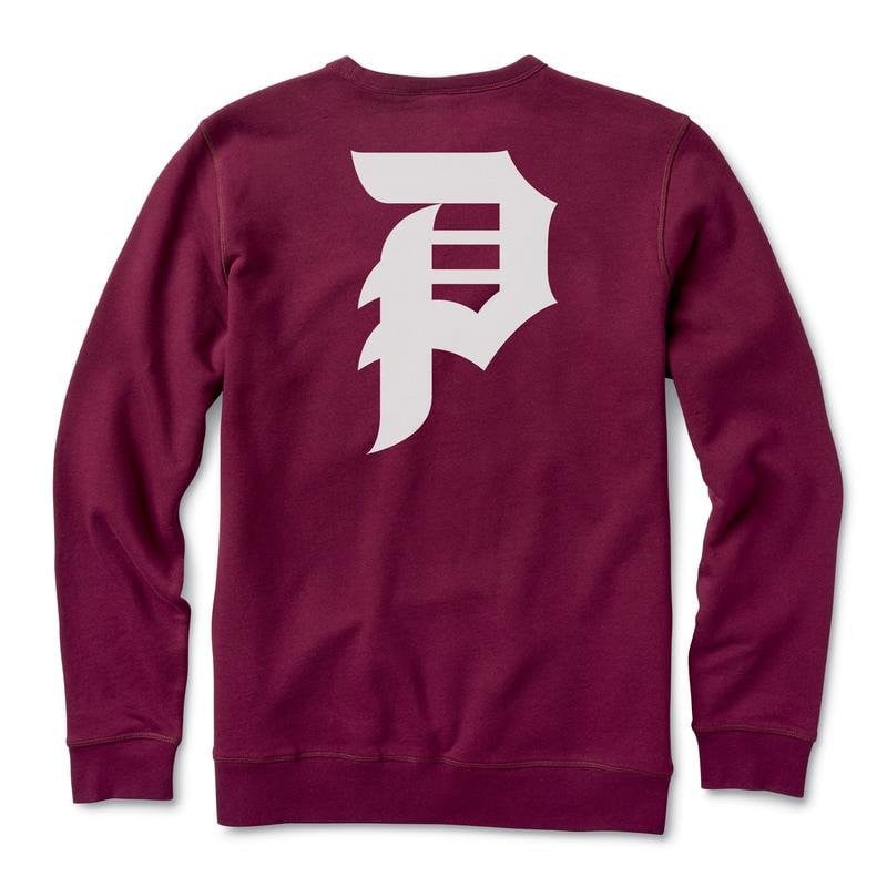 Primitive Dirty P Crewneck Burgundy