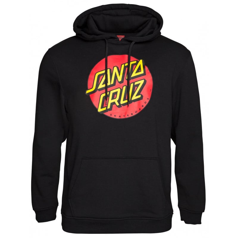 Santa Cruz Classic Dot Hoodie Black