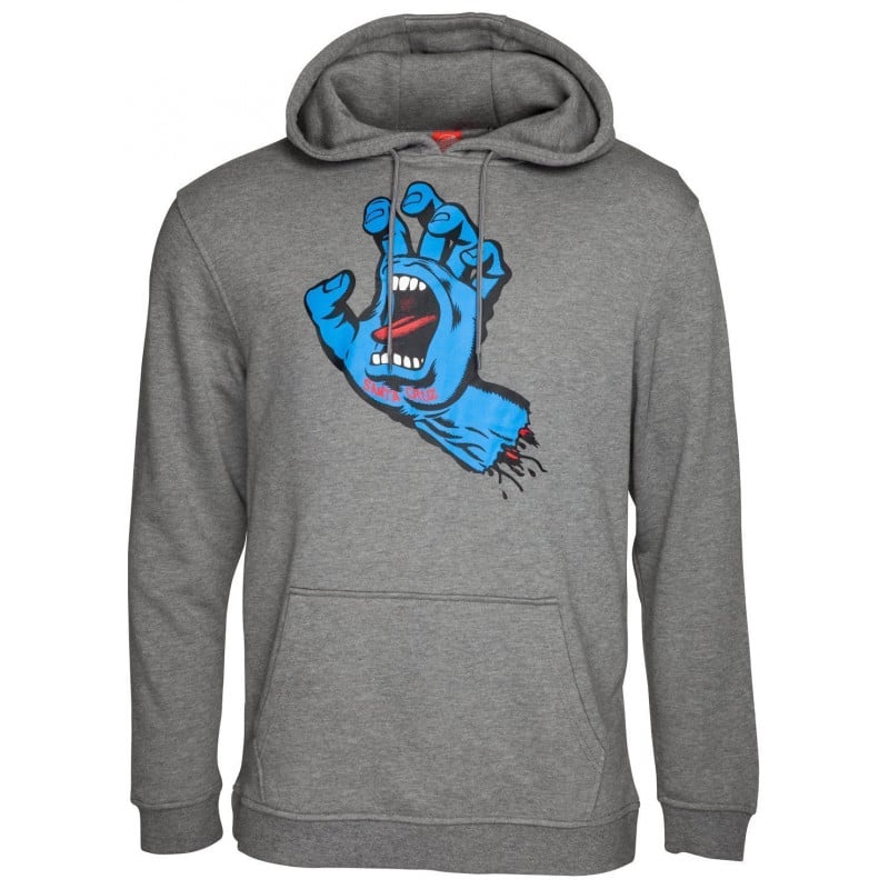 Santa Cruz Screaming Hand Hoodie Dark Heather