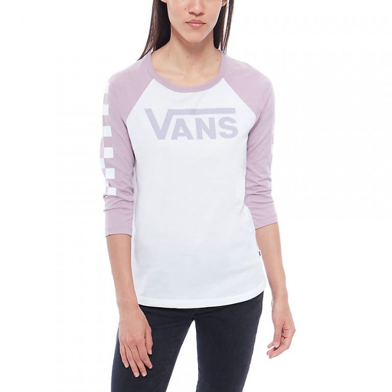 Vans Women's Big Fun Raglan Women's White/Seafoam