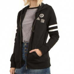 Volcom Past is Past Zip Hoodie Black