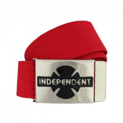 Independent Clipped Belt Cardinal Red