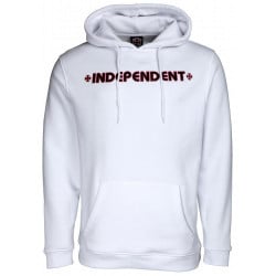 Independent Bar Cross Hoodie White