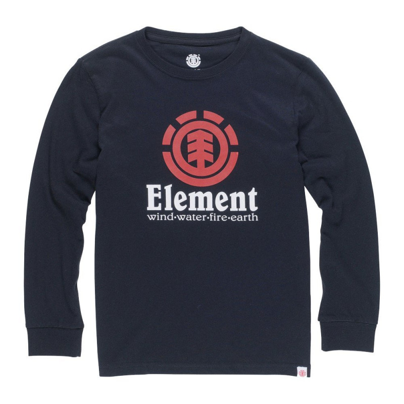 Element Vertical Longsleeve Kids Flint Black