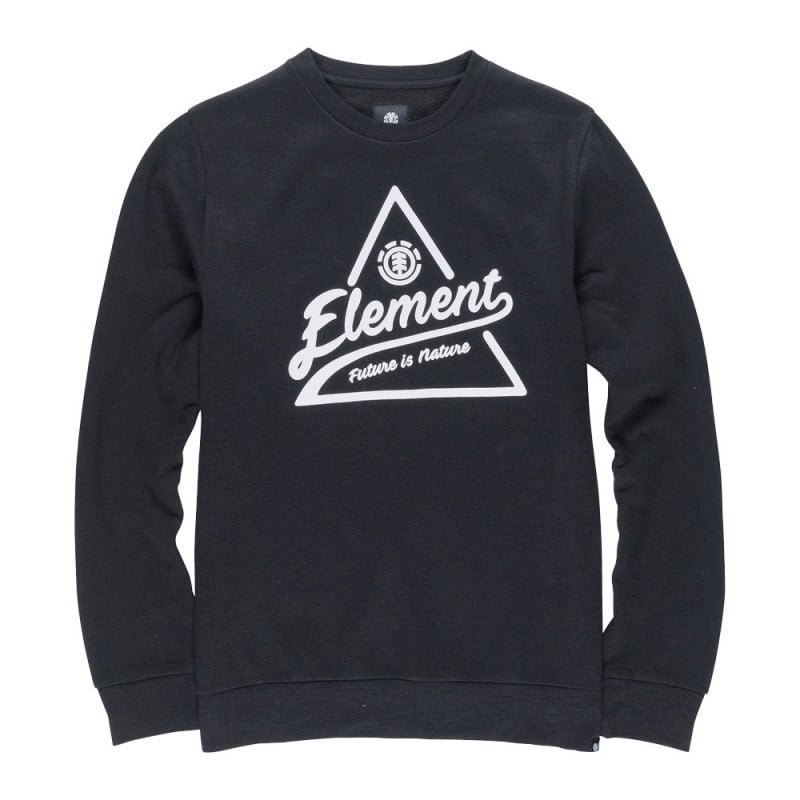 Element Ascent Crewneck Sweatshirt Flint Black Element Ascent Crewneck Sweatshirt Flint Black