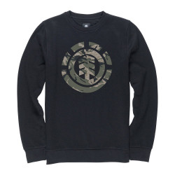 Element Mimic Crewneck Sweatshirt Flint Black