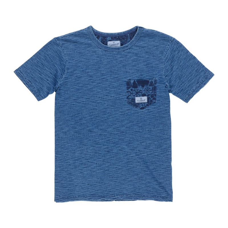 Element Indigo Crew Pocket T-Shirt Mid Blue Indigo