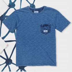 Element Indigo Crew Pocket T-Shirt Mid Blue Indigo