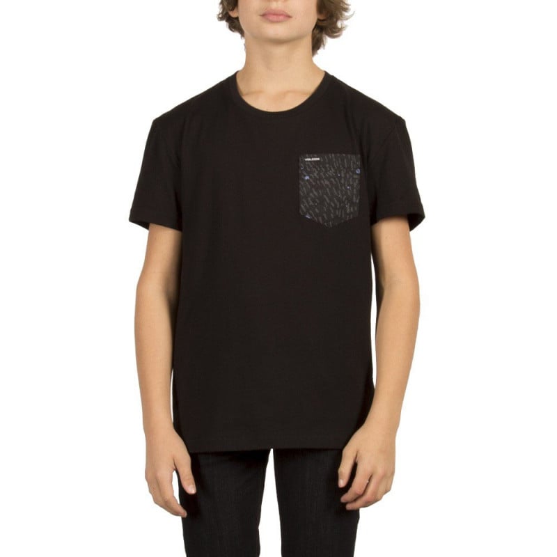 Volcom Contra Kids Short Sleeve T-Shirt Black Volcom Contra Kids Short Sleeve T-Shirt Black