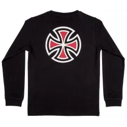 Independent Kids Longsleeve Bar Cross Black