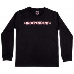 Independent Kids Longsleeve Bar Cross Black