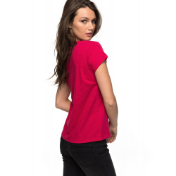 Roxy Bobby Twist Paradise Women's T-shirt Persian Red