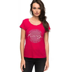 Roxy Bobby Twist Paradise Women's T-shirt Persian Red