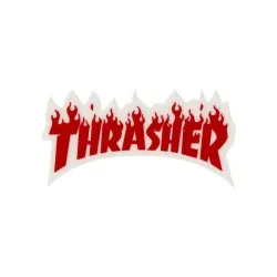 Thrasher Flame Logo Sticker Small