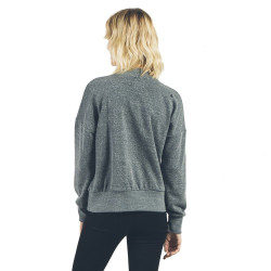 Volcom Stayin High Women's Fleece Crew Charcoal