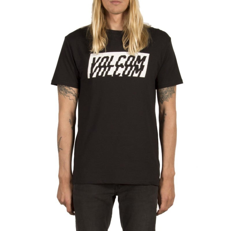 Volcom Chopper Short T-Shirt Black Volcom Chopper Short T-Shirt Black
