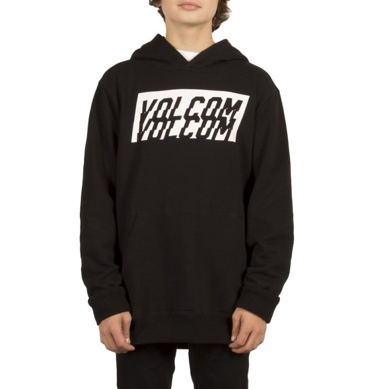 Volcom Supply Stone Kids Hoodie Black Volcom Supply Stone Kids Hoodie Black