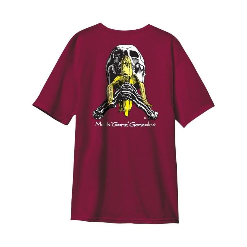 Blind Heritage Mark Gonzales Skull & Banana Vintage Burgundy T-Shirt Blind Heritage Mark Gonzales Skull & Banana Vintage Burgundy T-Shirt