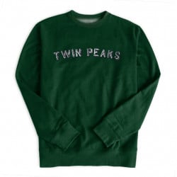 Habitat Twin Peaks Gazette Crewneck Forest Green
