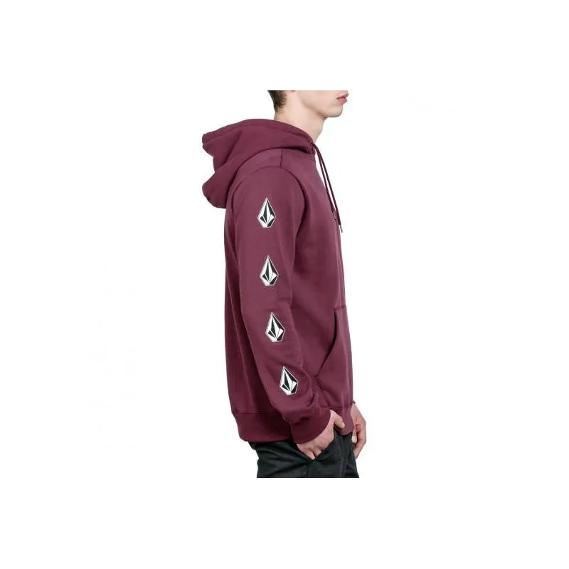 Volcom Supply Stone Hoodie Dark Port