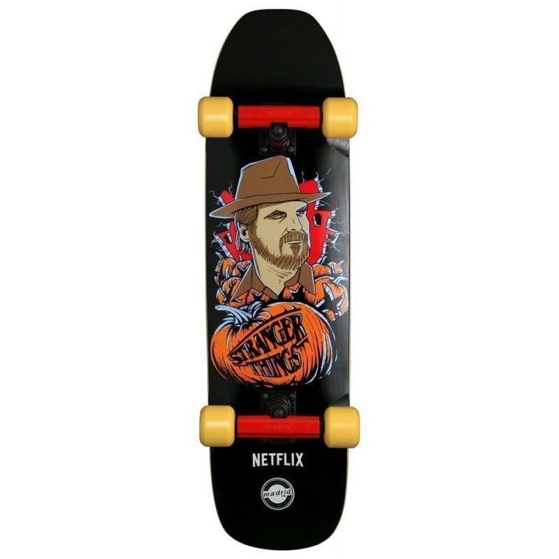 Madrid X Stranger Things Hopper 33" Cruiser Skateboard Complete Madrid X Stranger Things Hopper 33" Cruiser Skateboard Complete