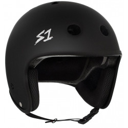S-One Retro Lifer Helm Zwart Matte