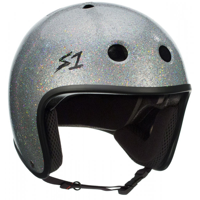 S-One Retro Lifer Helmet Silver Glitter S-One Retro Lifer Helmet Silver Glitter