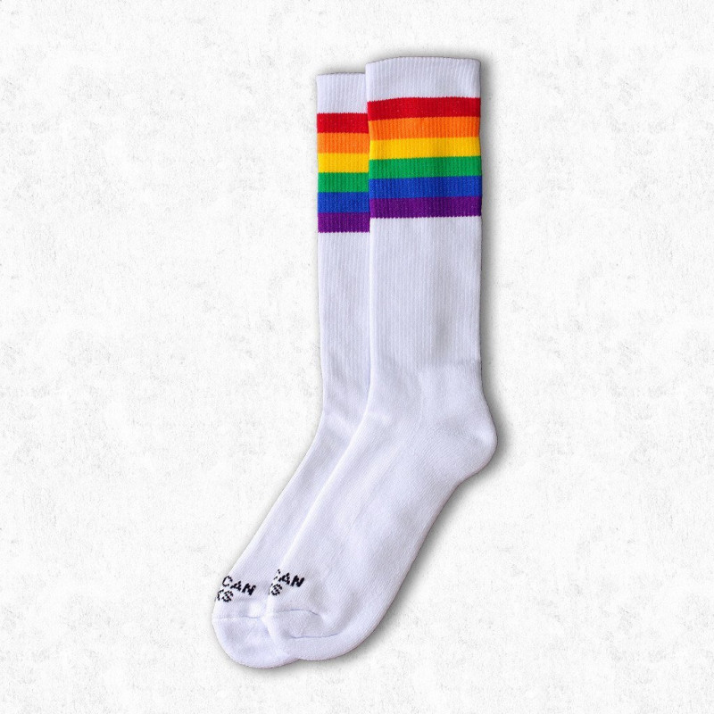 American Socks Rainbow Pride Mid High American Socks Rainbow Pride Mid High
