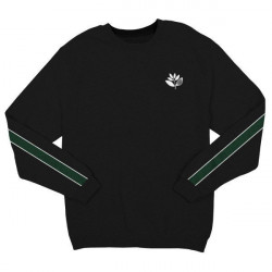Magenta Team Crewneck Black