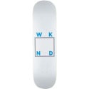WKND Parcel Logo White Skateboard Deck 8.0