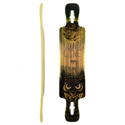 Moonshine County Line Firm Yellow/Natural/Black Longboard Deck
