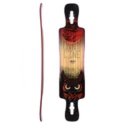 Moonshine County Line Soft Red/Natural/BlackLongboard Deck