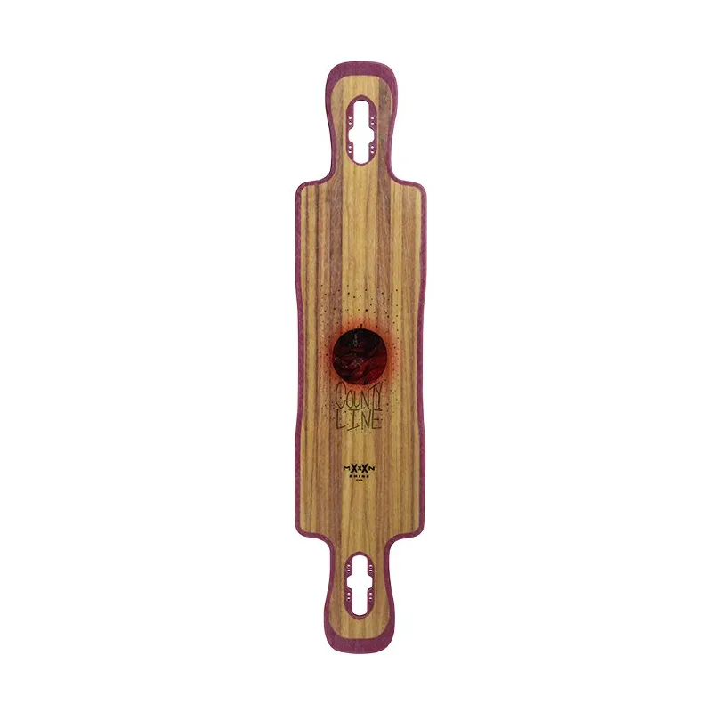 Moonshine County Line Soft Red/Natural/BlackLongboard Deck