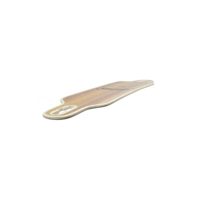 Moonshine Bootlegger Black/White Longboard Deck