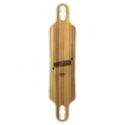 Moonshine Bootlegger Black/White Longboard Deck