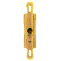 Moonshine County Line Firm Yellow/Natural/Black - Longboard Complete